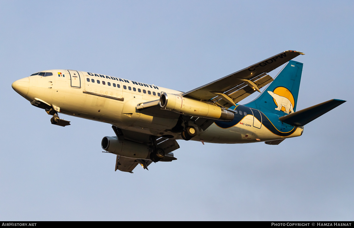 Aircraft Photo of C-GOPW | Boeing 737-275C/Adv | Canadian North | AirHistory.net #359861