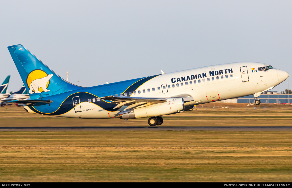 Aircraft Photo of C-GDPA | Boeing 737-2T2C/Adv | Canadian North | AirHistory.net #359863