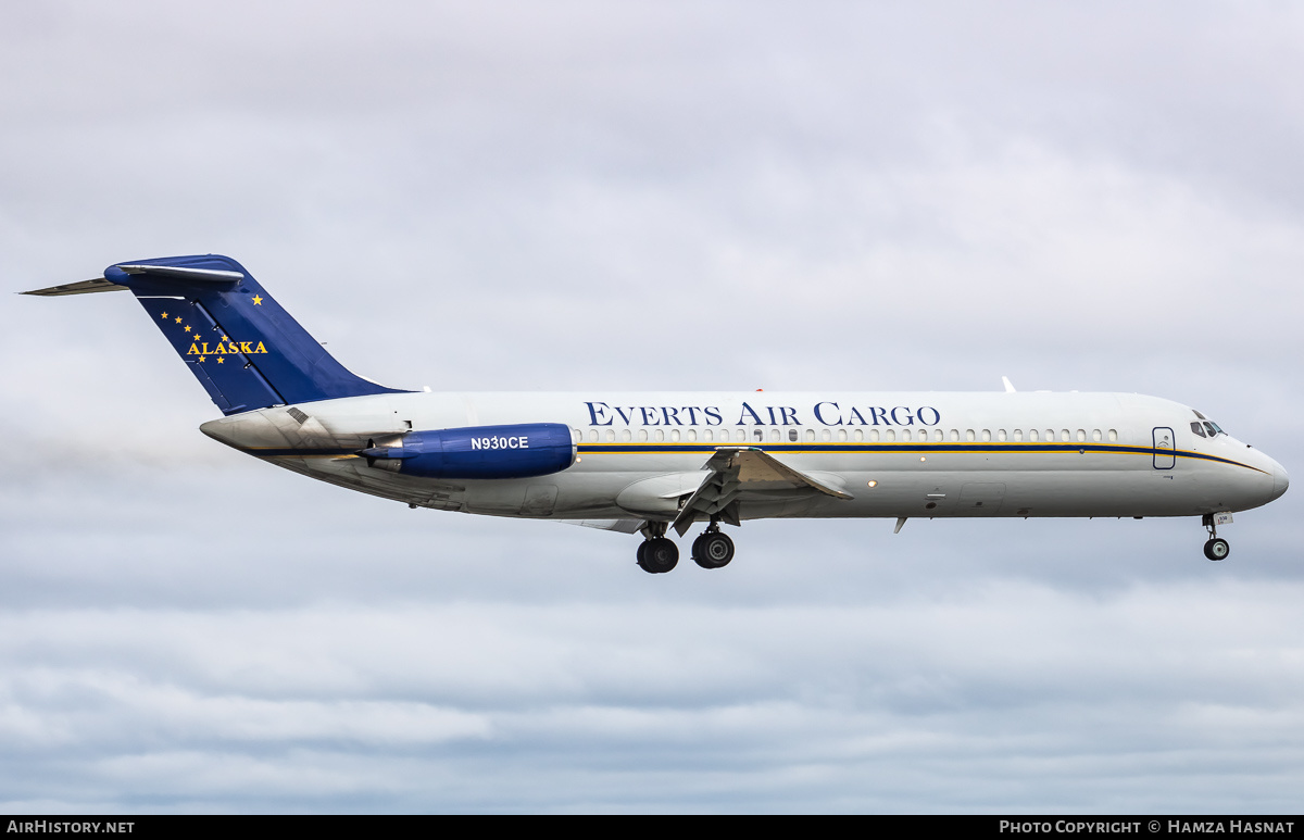 Aircraft Photo of N930CE | McDonnell Douglas DC-9-33F | Everts Air Cargo | AirHistory.net #359877