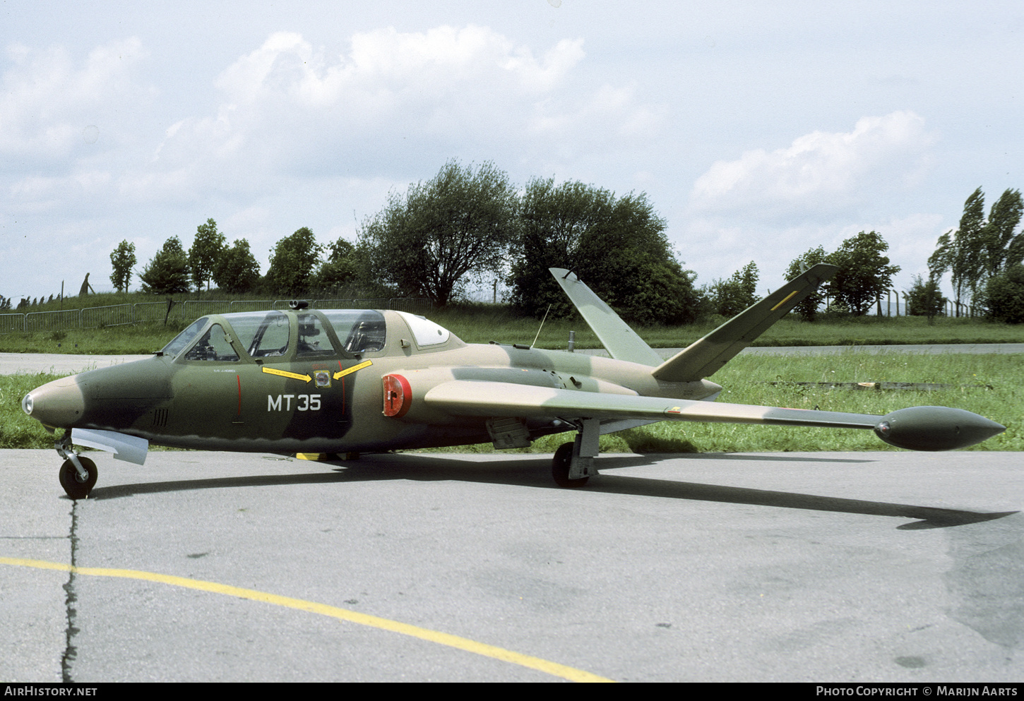 Aircraft Photo of MT35 | Fouga CM-170R Magister | Belgium - Air Force | AirHistory.net #359917