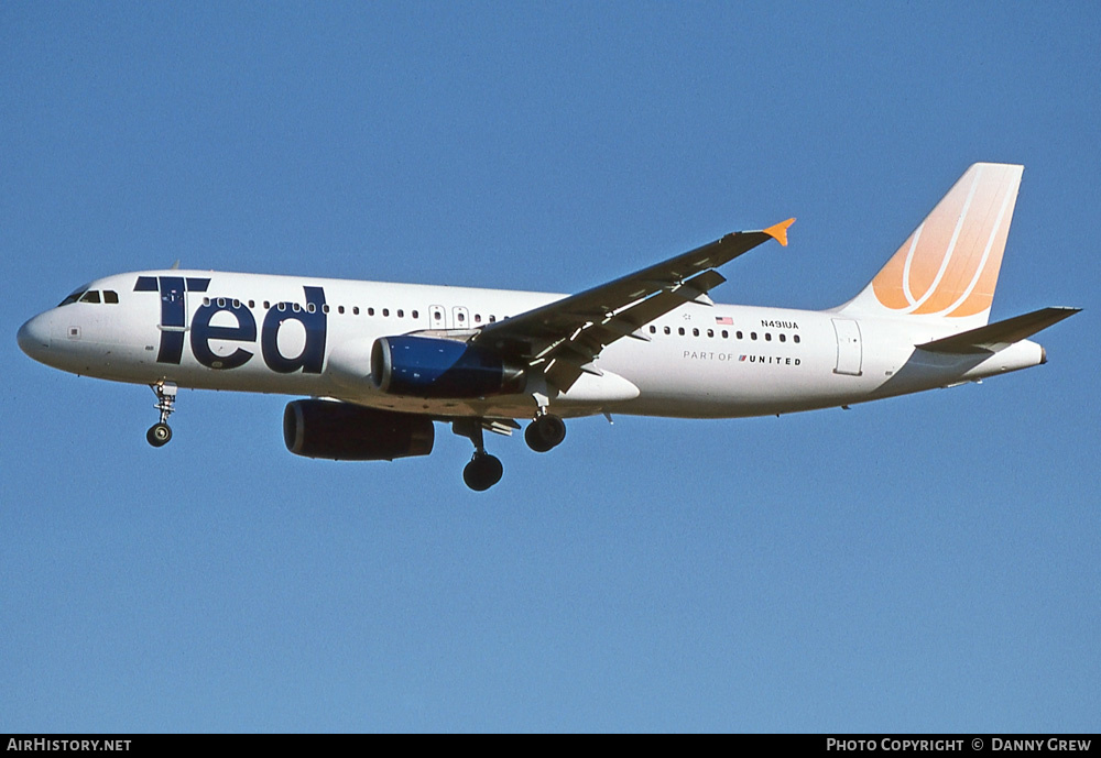 Aircraft Photo of N491UA | Airbus A320-232 | Ted | AirHistory.net #359920