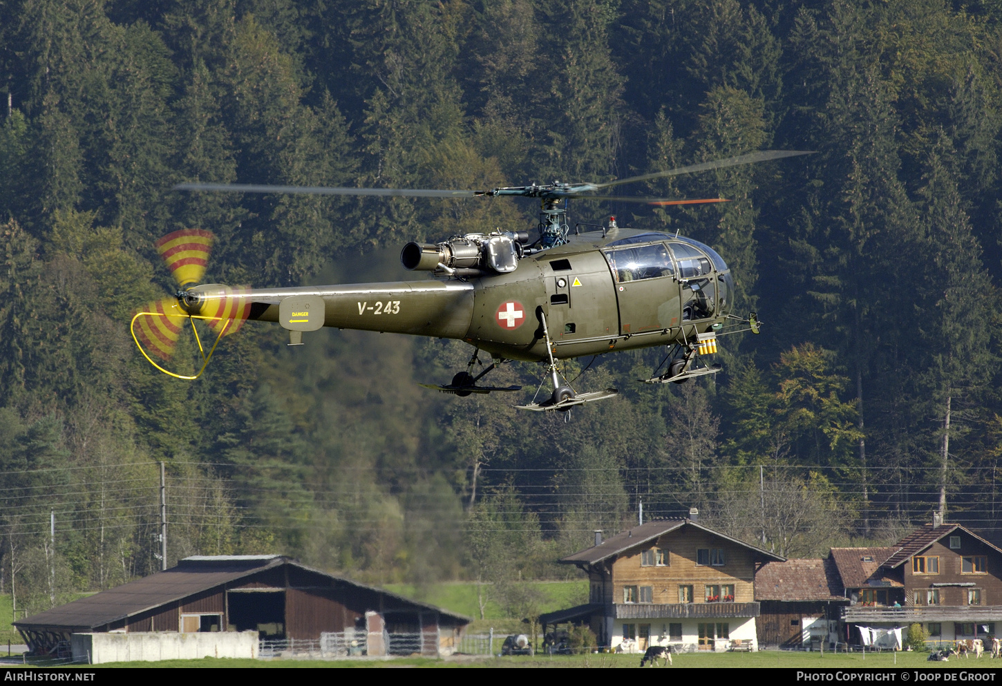 Aircraft Photo of V-243 | Aerospatiale SA-316B Alouette III | Switzerland - Air Force | AirHistory.net #359925