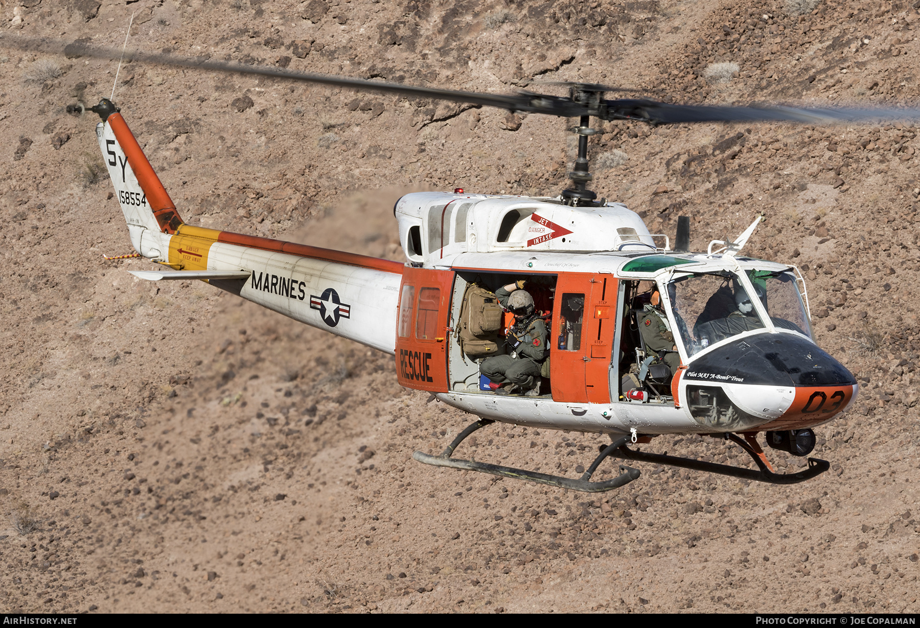 Aircraft Photo of 158554 | Bell HH-1N Iroquois | USA - Marines | AirHistory.net #359932