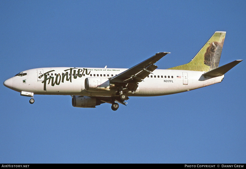Aircraft Photo of N317FL | Boeing 737-36E | Frontier Airlines | AirHistory.net #359938