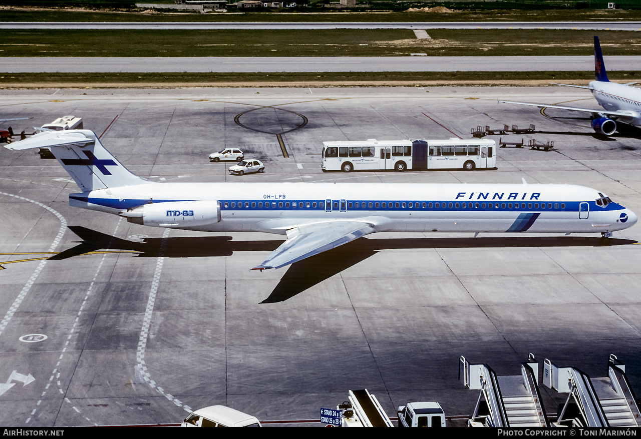 Aircraft Photo of OH-LPB | McDonnell Douglas MD-83 (DC-9-83) | Finnair | AirHistory.net #359950