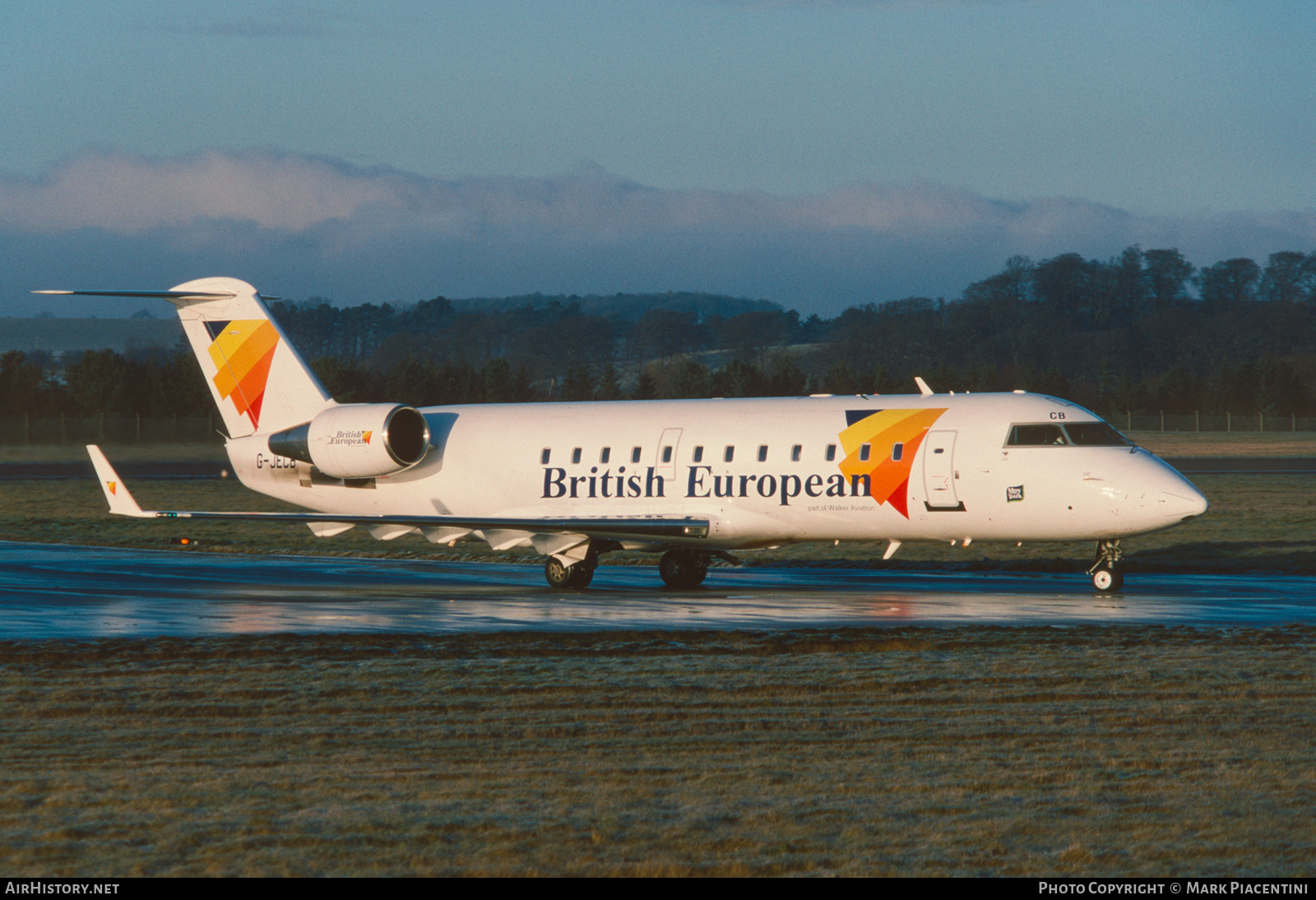 Aircraft Photo of G-JECB | Bombardier CRJ-200ER (CL-600-2B19) | British European | AirHistory.net #360042