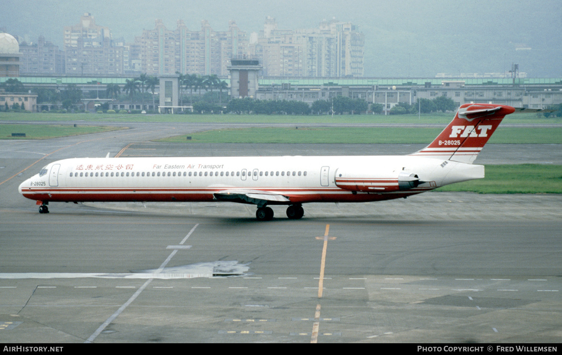 Aircraft Photo of B-28025 | McDonnell Douglas MD-83 (DC-9-83) | Far Eastern Air Transport - FAT | AirHistory.net #360069
