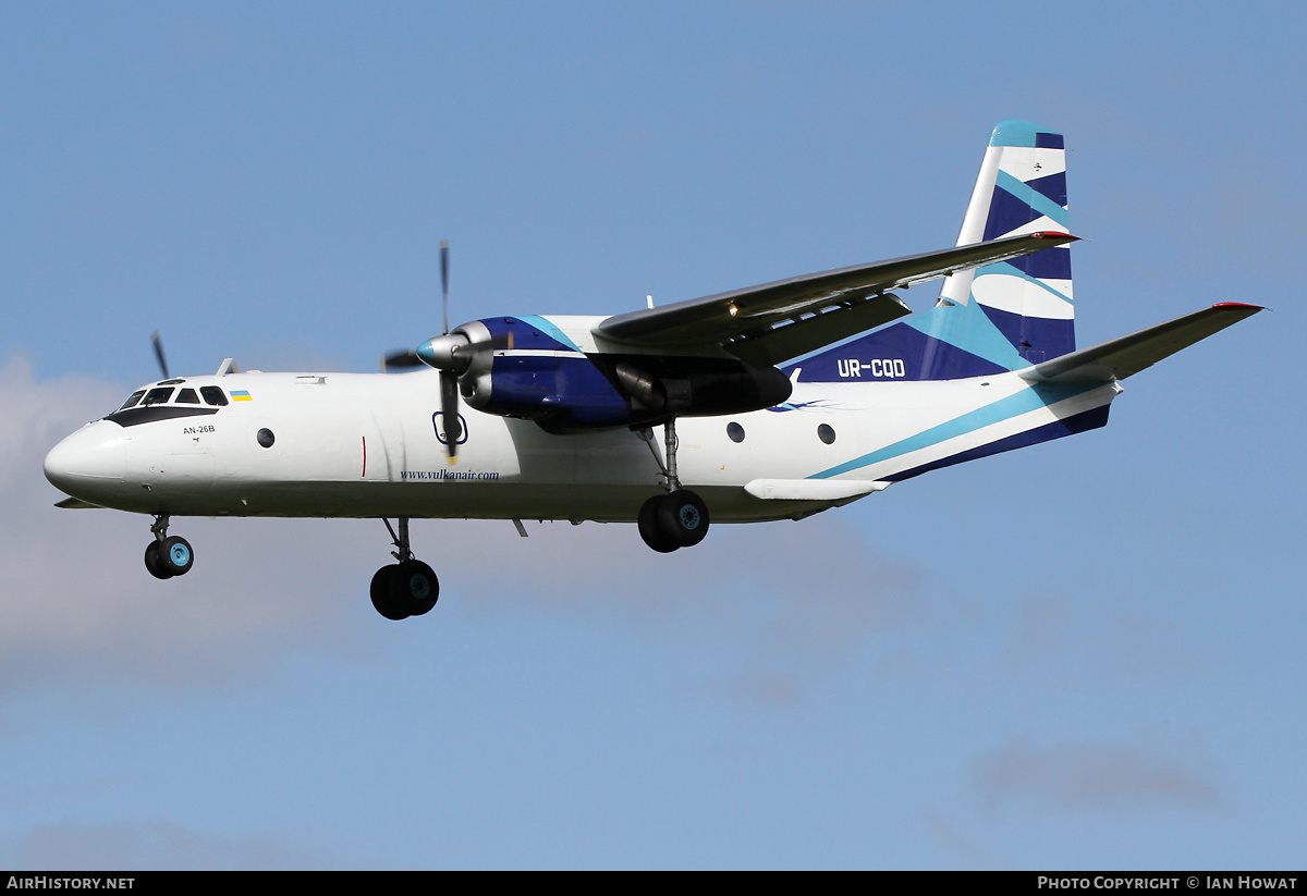 Aircraft Photo of UR-CQD | Antonov An-26B | Vulkan Air | AirHistory.net #360084