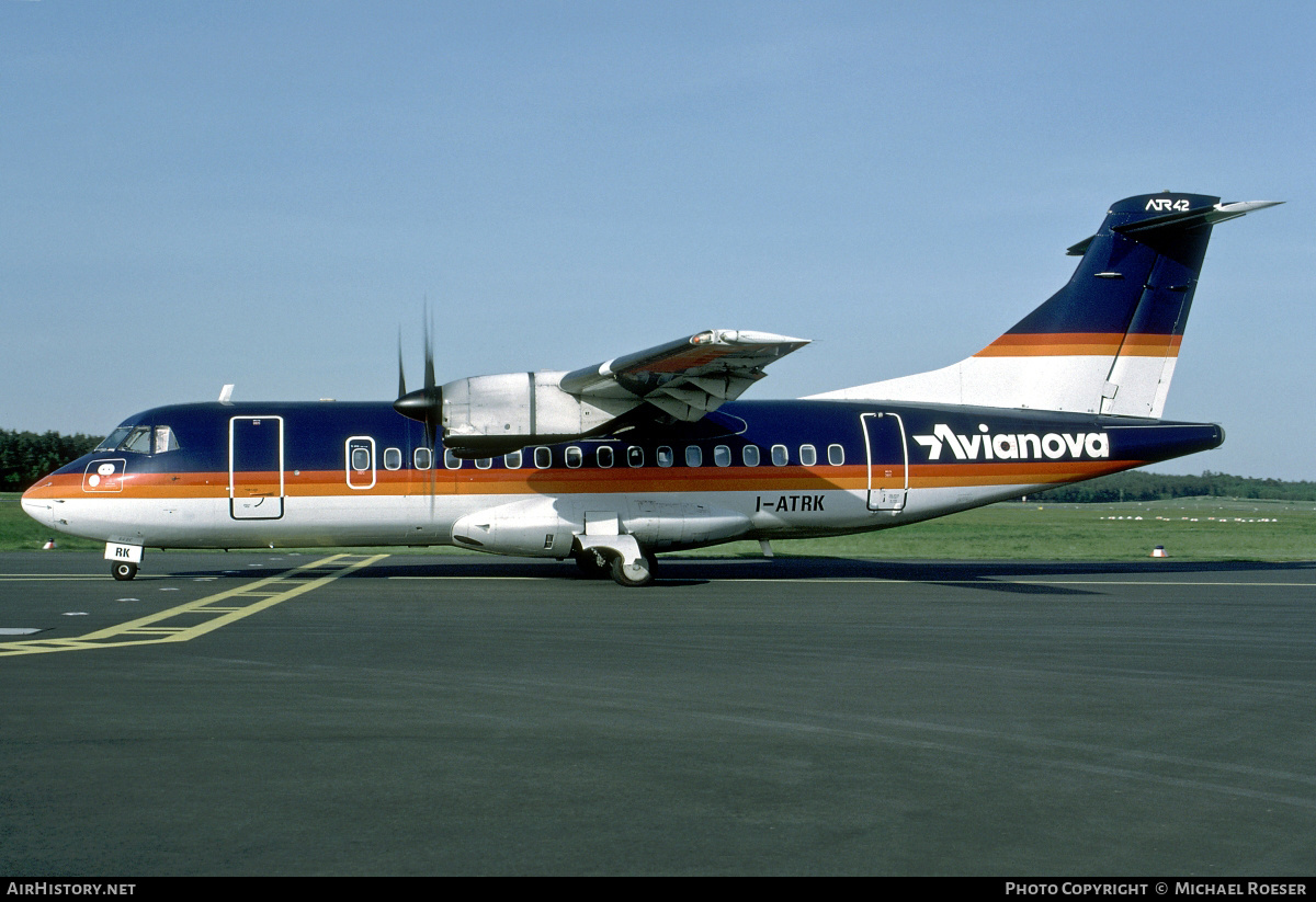 Aircraft Photo of I-ATRK | ATR ATR-42-300 | Avianova | AirHistory.net #360091