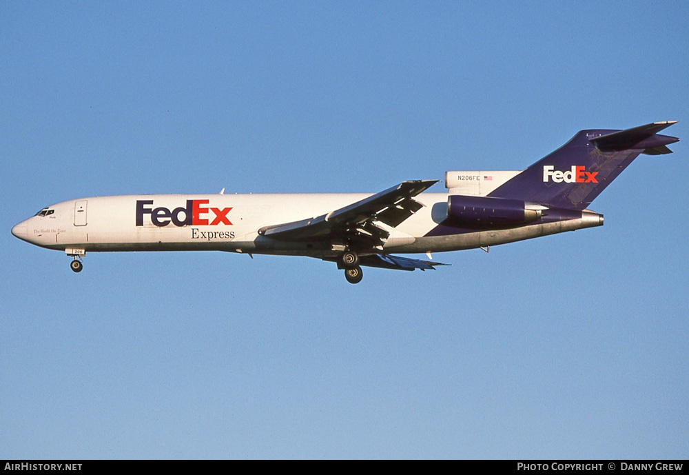 Aircraft Photo of N206FE | Boeing 727-2S2F/Adv | FedEx Express - Federal Express | AirHistory.net #360113