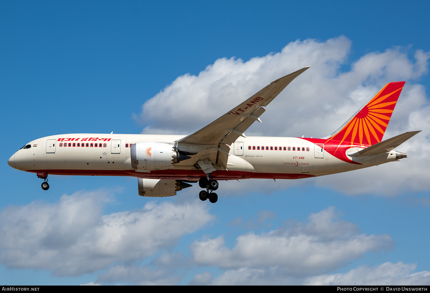Aircraft Photo of VT-ANB | Boeing 787-8 Dreamliner | Air India | AirHistory.net #360128