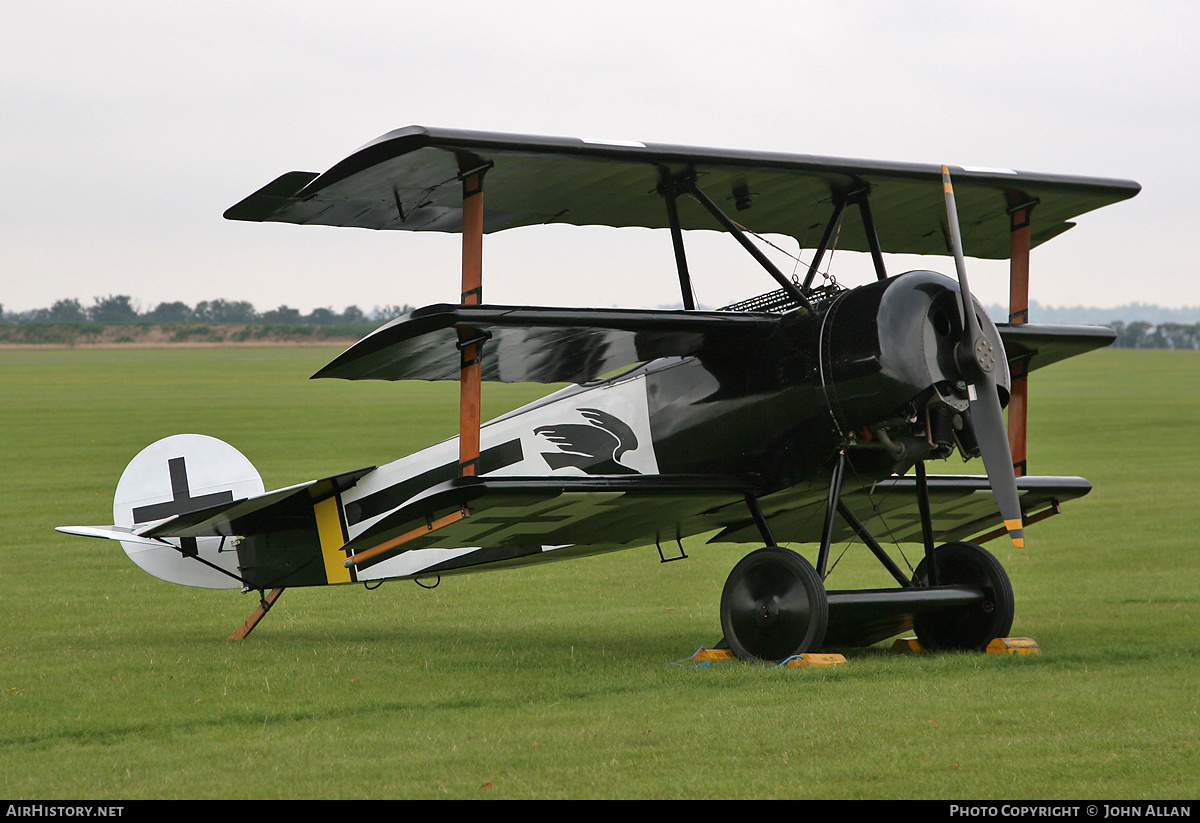 Aircraft Photo of G-BVGZ / 152/17 | Fokker Dr.1 (replica) | Germany - Air Force | AirHistory.net #360134