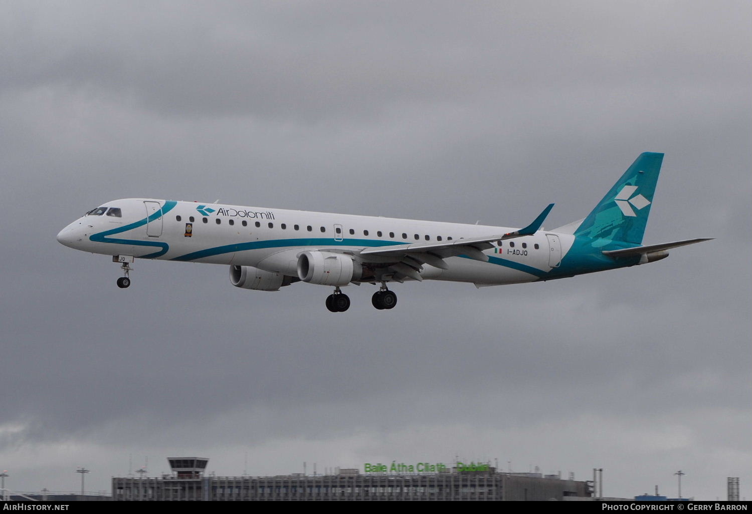 Aircraft Photo of I-ADJQ | Embraer 195LR (ERJ-190-200LR) | Air Dolomiti | AirHistory.net #360145