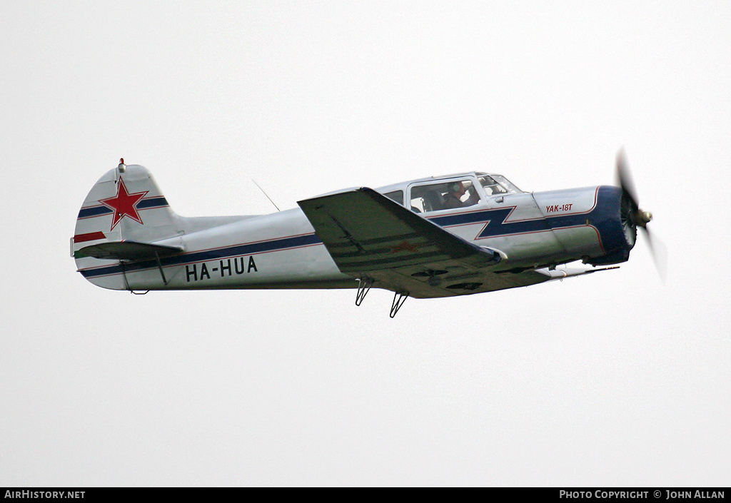 Aircraft Photo of HA-HUA | Yakovlev Yak-18T | Russia - Air Force | AirHistory.net #360155