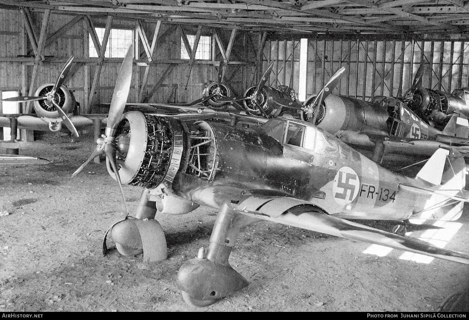 Aircraft Photo of FR-134 | Fokker D.XXI | Finland - Air Force | AirHistory.net #360160