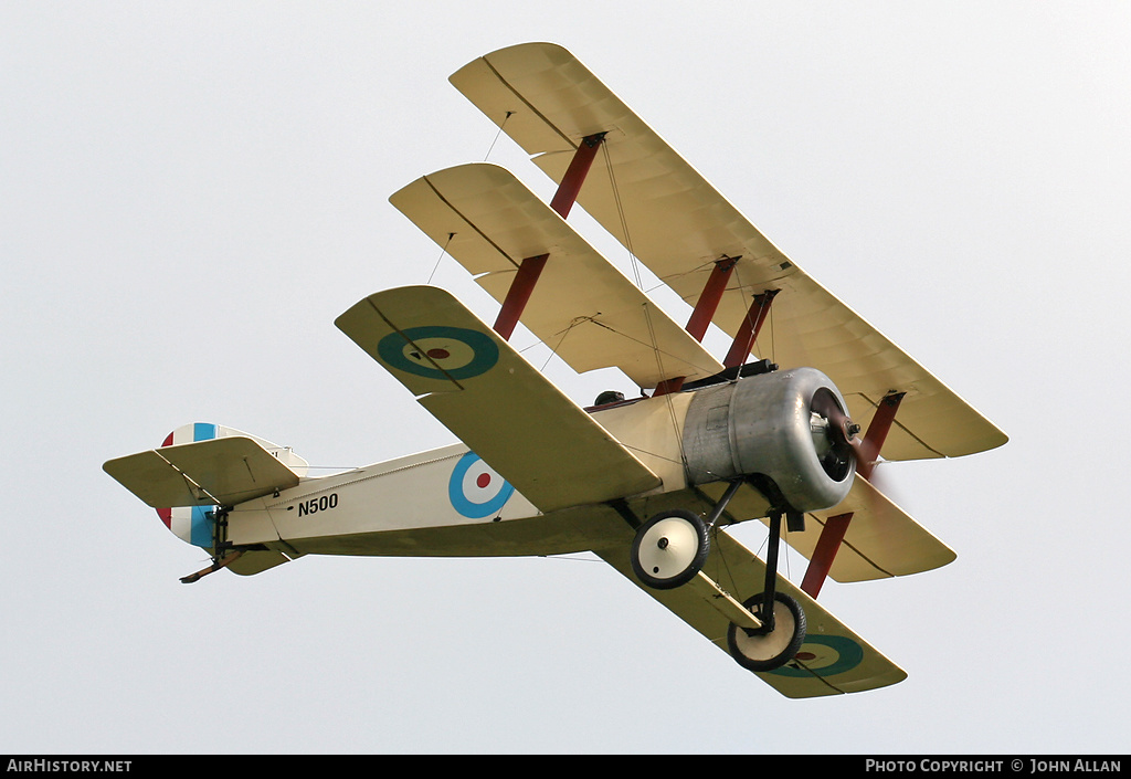 Aircraft Photo of G-BWRA / N500 | Sopwith Triplane (replica) | UK - Air Force | AirHistory.net #360163