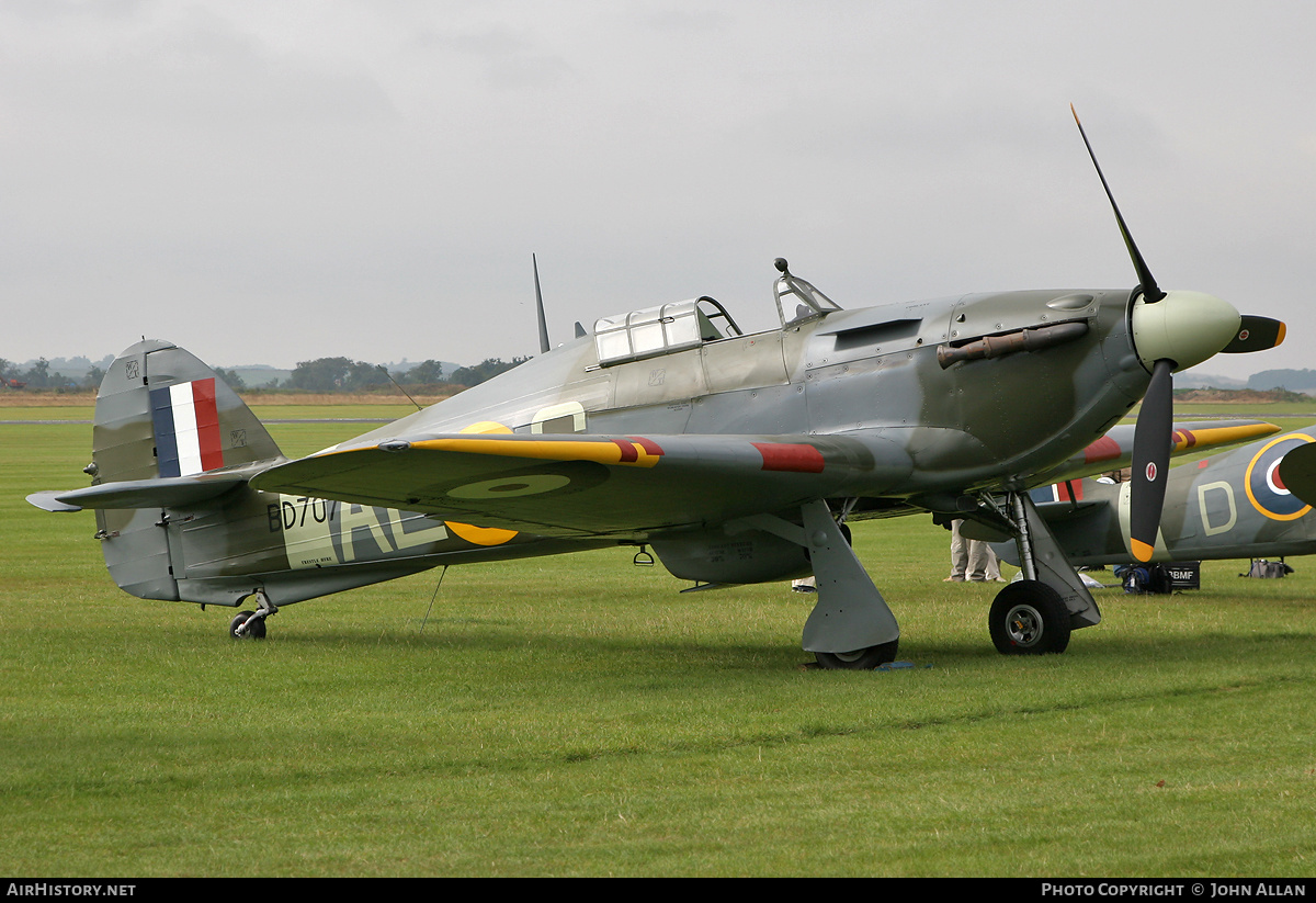 Aircraft Photo of G-HURR / BD707 | Hawker Hurricane Mk12 | UK - Air Force | AirHistory.net #360170