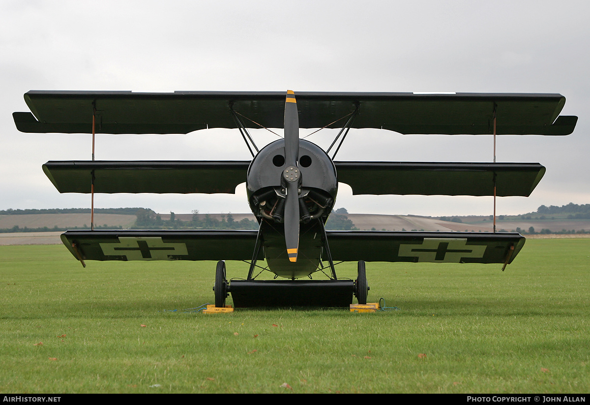 Aircraft Photo of G-BVGZ / 152/17 | Fokker Dr.1 (replica) | Germany - Air Force | AirHistory.net #360176