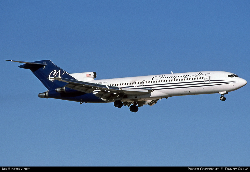 Aircraft Photo of N294AS | Boeing 727-290/Adv | Champion Air | AirHistory.net #360190