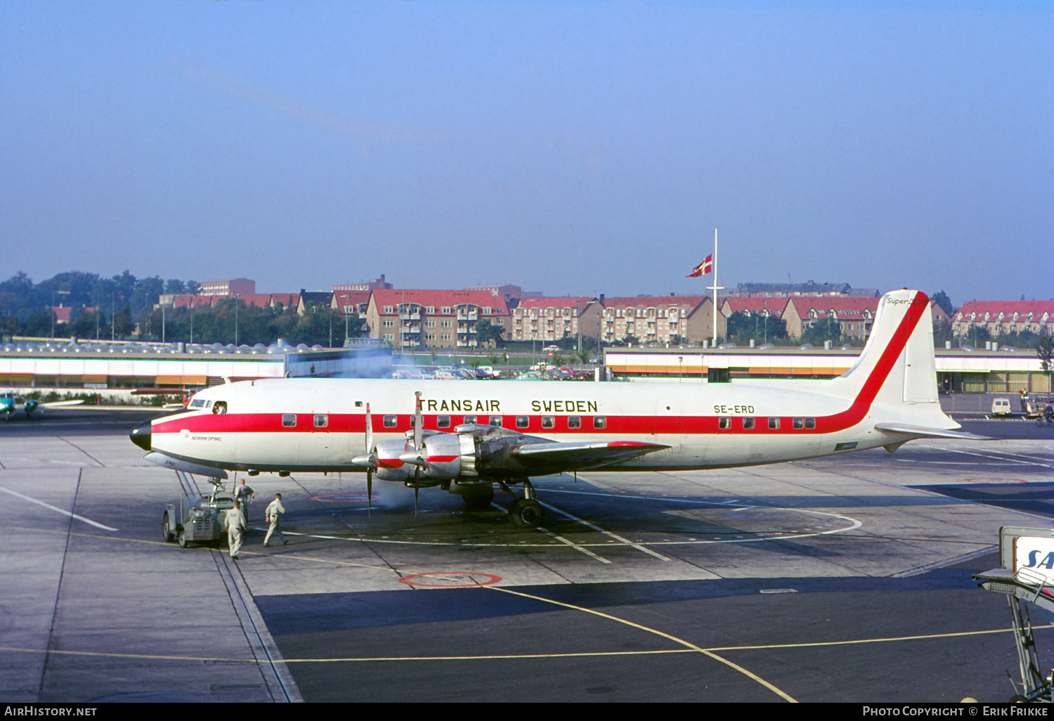 Aircraft Photo of SE-ERD | Douglas DC-7B | Transair Sweden | AirHistory.net #360192