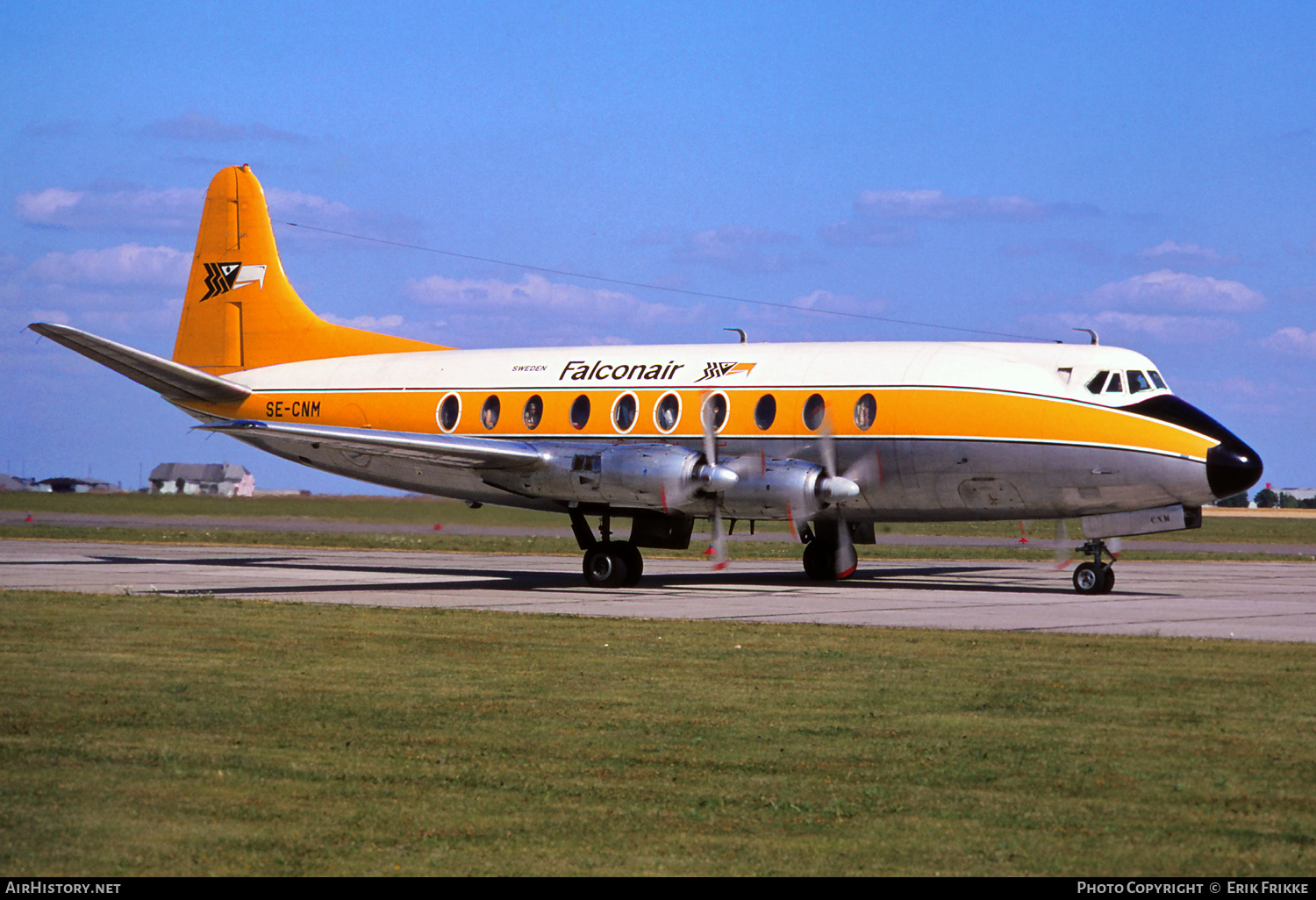 Aircraft Photo of SE-CNM | Vickers 784D Viscount | Falconair | AirHistory.net #360196