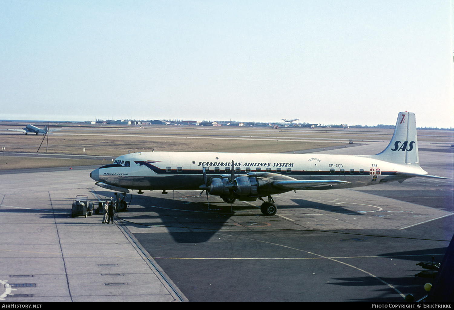Aircraft Photo of SE-CCB | Douglas DC-7C | Scandinavian Airlines System - SAS | AirHistory.net #360197