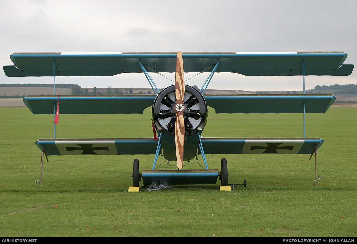 Aircraft Photo of G-CDXR / 403/17 | Fokker Dr.1 (replica) | Germany - Air Force | AirHistory.net #360199