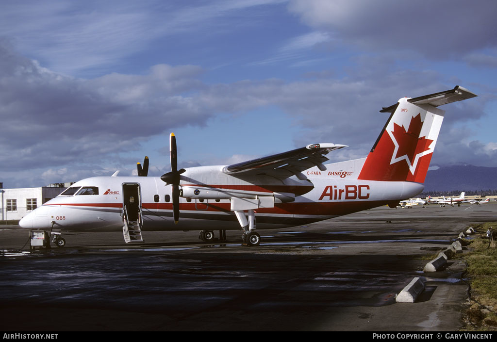 Aircraft Photo of C-FABA | De Havilland Canada DHC-8-102 Dash 8 | Air BC | AirHistory.net #360200