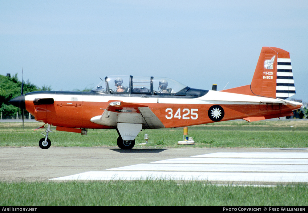 Aircraft Photo of T-3425 / 3425 | Beech T-34C-1 Turbo Mentor | Taiwan - Air Force | AirHistory.net #360234