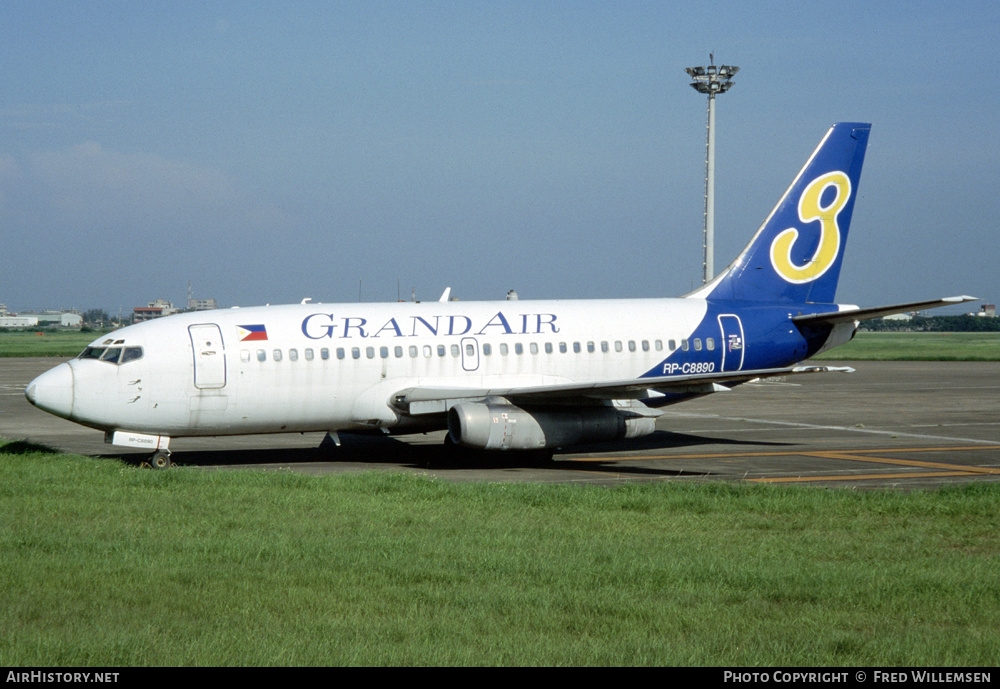Aircraft Photo of RP-C8890 | Boeing 737-204 | Grand Air International | AirHistory.net #360236