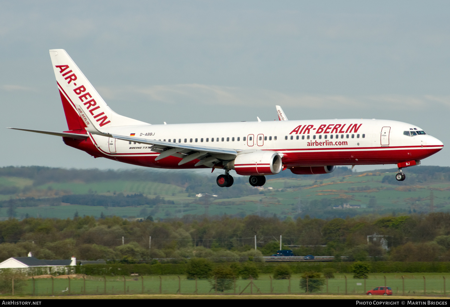 Aircraft Photo of D-ABBJ | Boeing 737-86Q | Air Berlin | AirHistory.net #360261