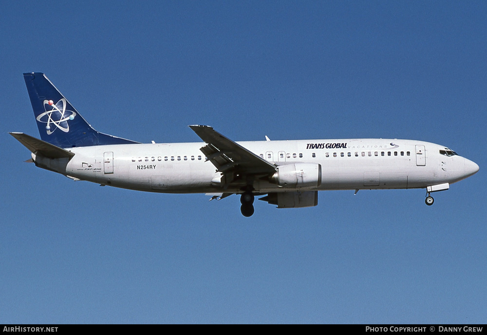 Aircraft Photo of N254RY | Boeing 737-4Y0 | Trans Global Vacations | AirHistory.net #360263