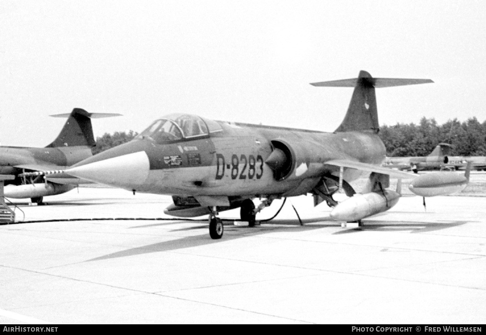 Aircraft Photo of D-8283 | Lockheed F-104G Starfighter | Netherlands - Air Force | AirHistory.net #360270