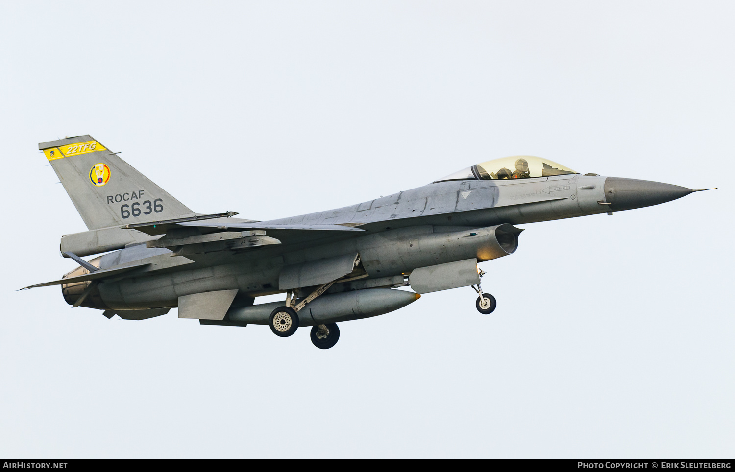 Aircraft Photo of 6636 | General Dynamics F-16A Fighting Falcon | Taiwan - Air Force | AirHistory.net #360272