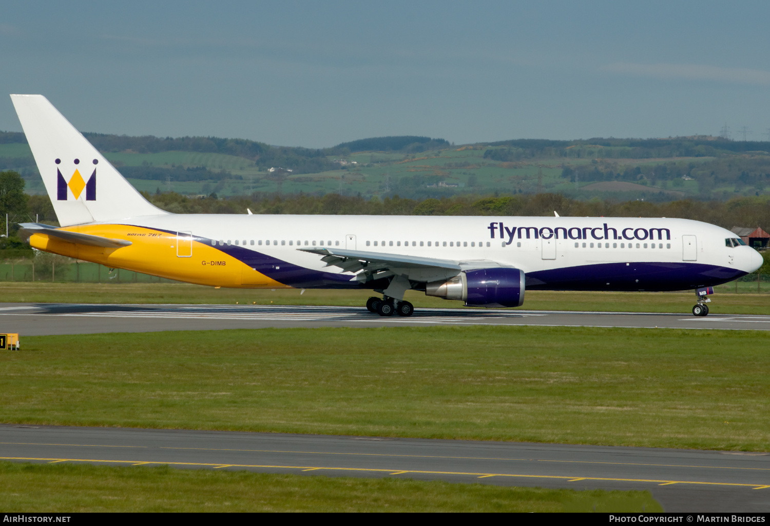 Aircraft Photo of G-DIMB | Boeing 767-31K/ER | Monarch Airlines | AirHistory.net #360278