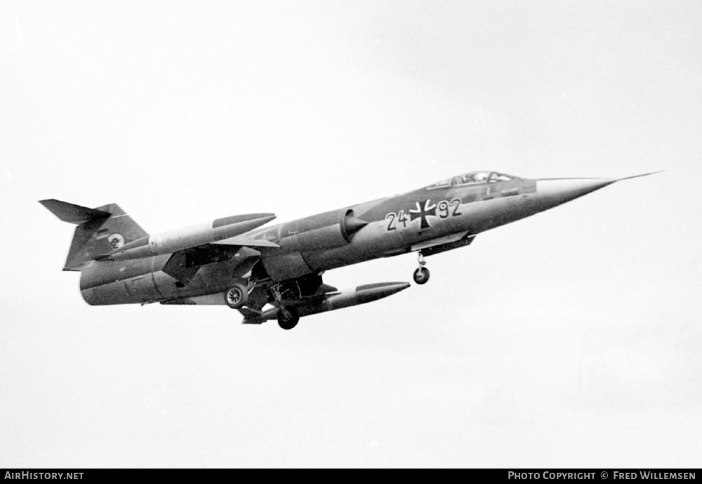 Aircraft Photo of 2492 | Lockheed RF-104G Starfighter | Germany - Air Force | AirHistory.net #360302