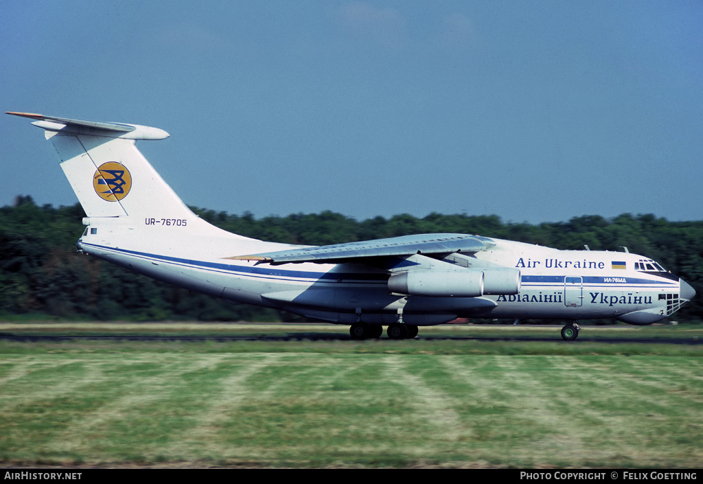 Aircraft Photo of UR-76705 | Ilyushin Il-76MD | Air Ukraine | AirHistory.net #360305