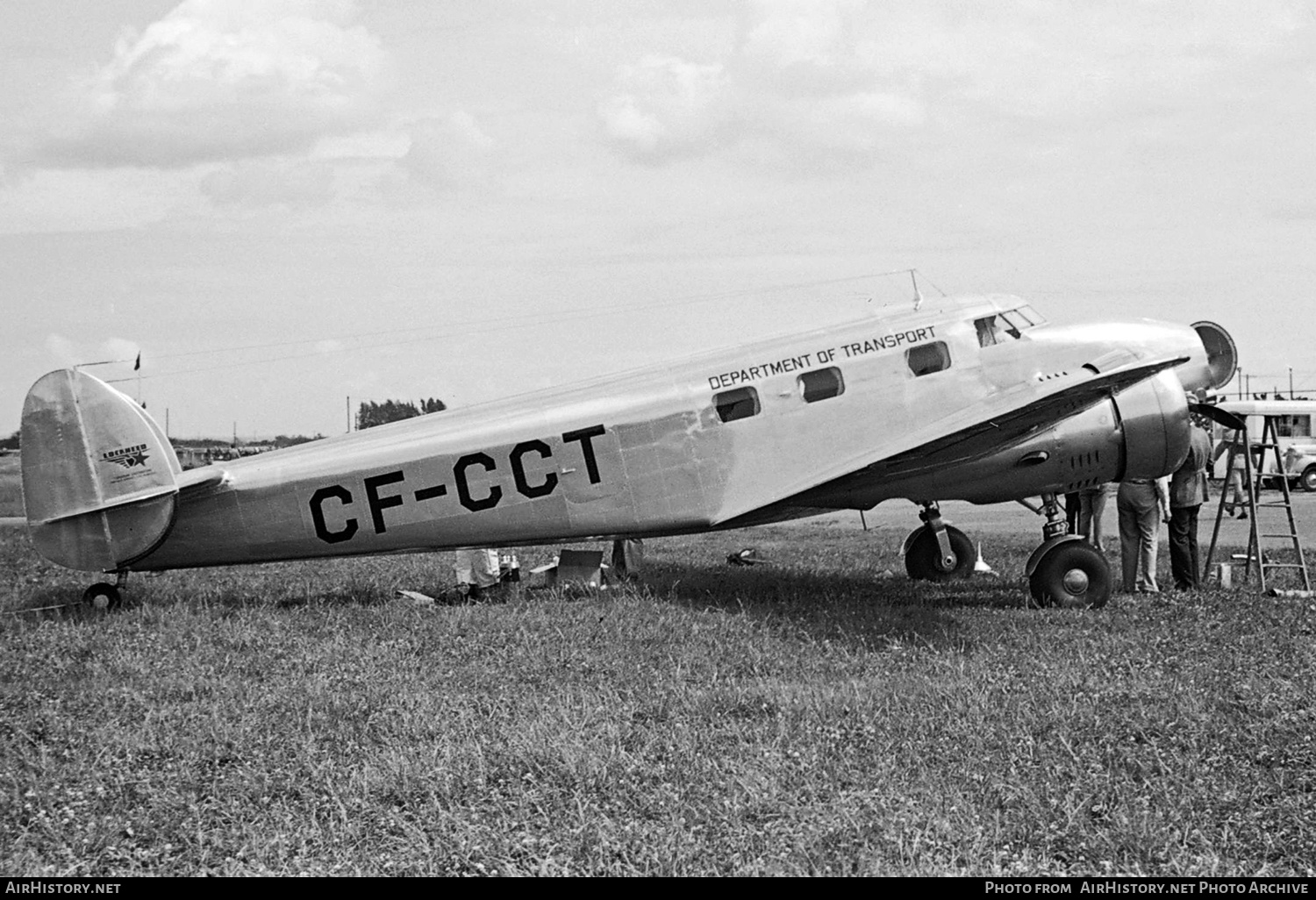 Aircraft Photo of CF-CCT | Lockheed 12-A Electra Junior | Department of Transport | AirHistory.net #360307