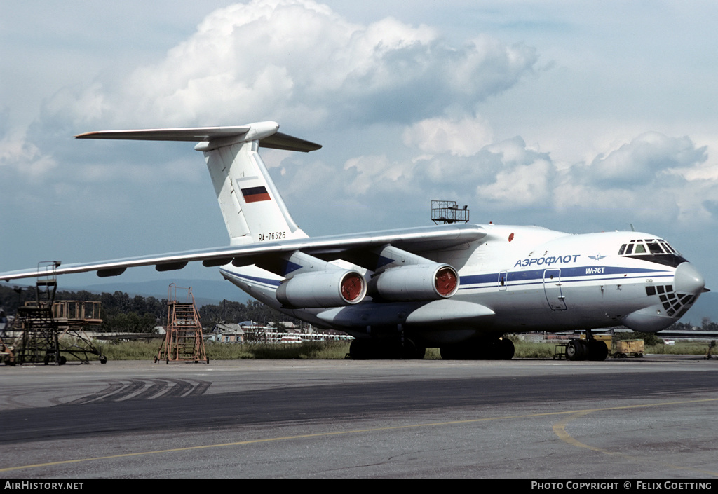 Aircraft Photo of RA-76526 | Ilyushin Il-76T | Aeroflot | AirHistory.net #360326