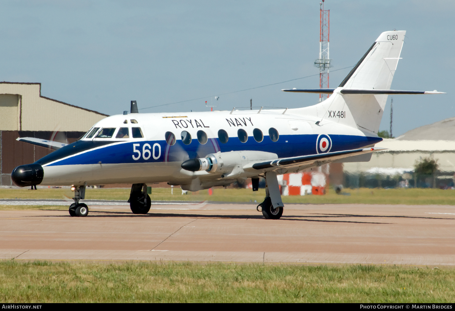 Aircraft Photo of XX481 | Scottish Aviation HP-137 Jetstream T2 | UK - Navy | AirHistory.net #360337