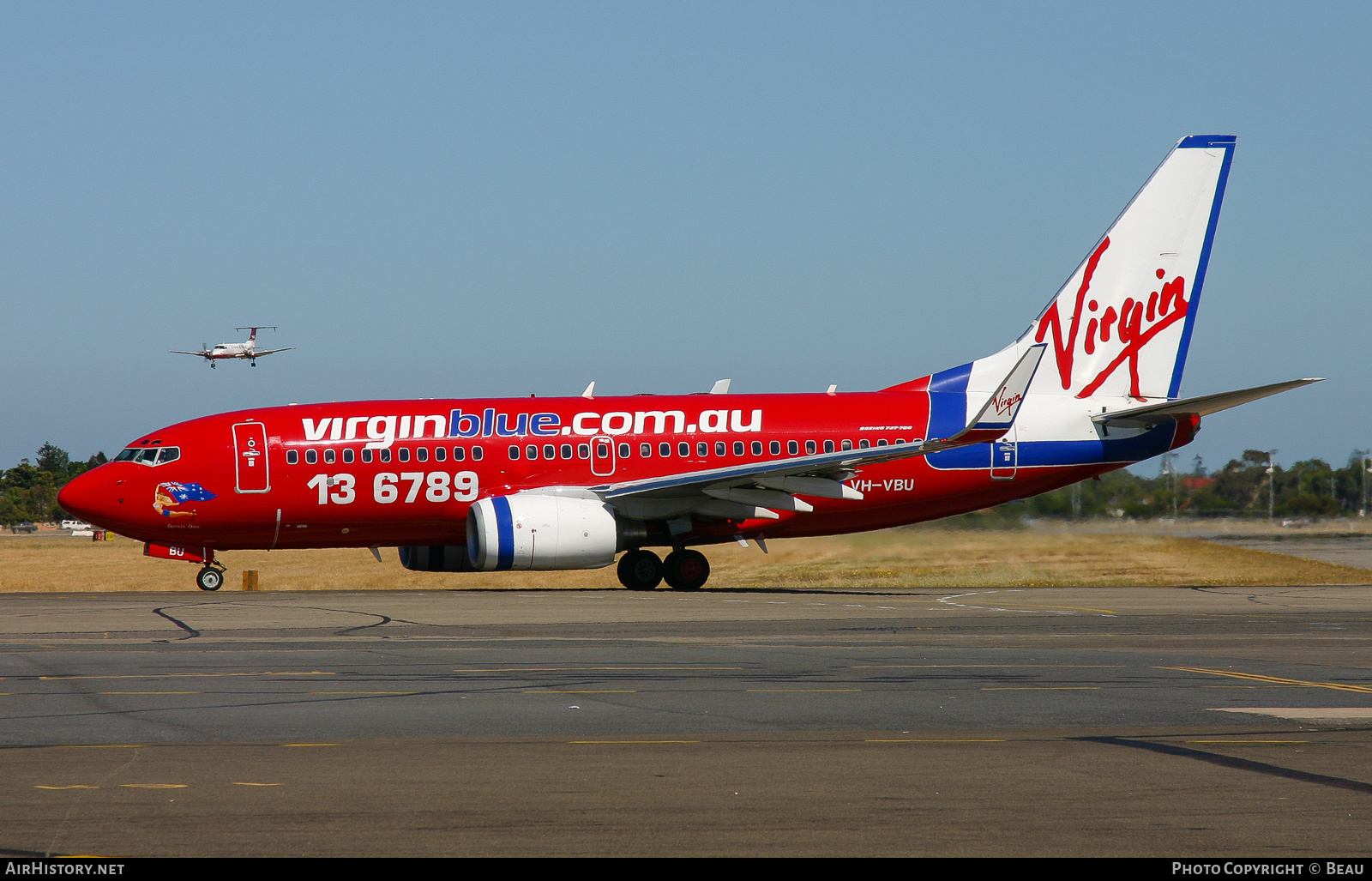 Aircraft Photo of VH-VBU | Boeing 737-76Q | Virgin Blue Airlines | AirHistory.net #360373