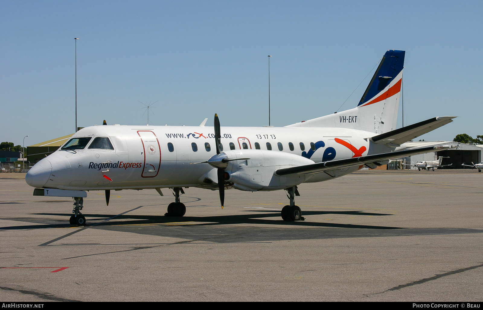 Aircraft Photo of VH-EKT | Saab-Fairchild SF-340A(F) | REX - Regional Express | AirHistory.net #360376