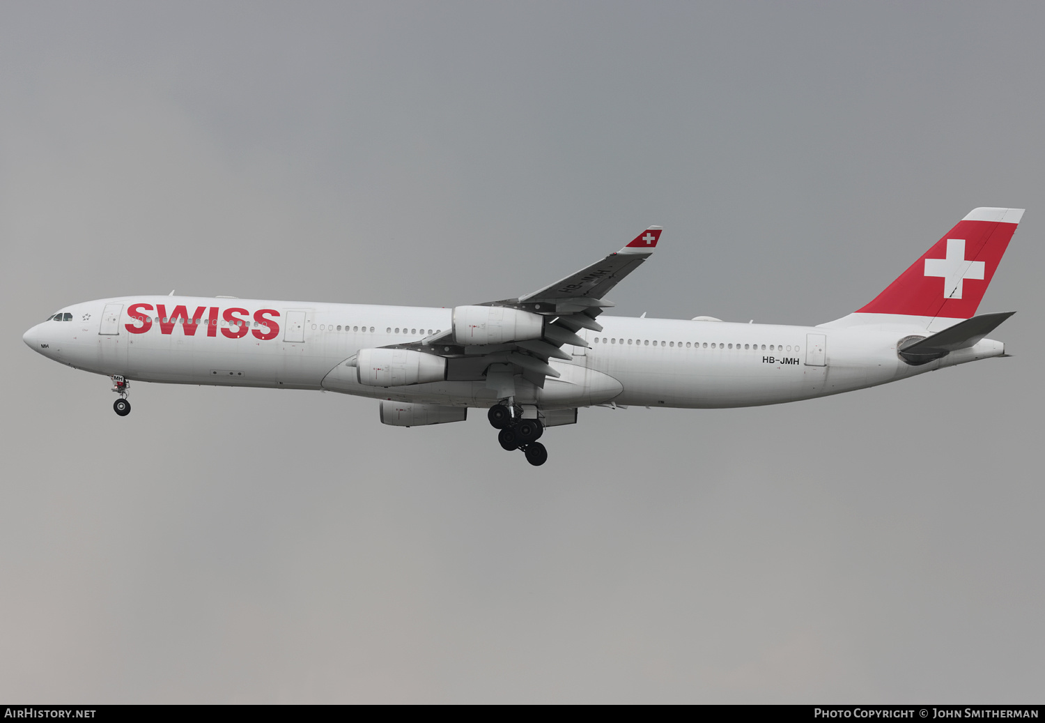 Aircraft Photo of HB-JMH | Airbus A340-313 | Swiss International Air Lines | AirHistory.net #360387