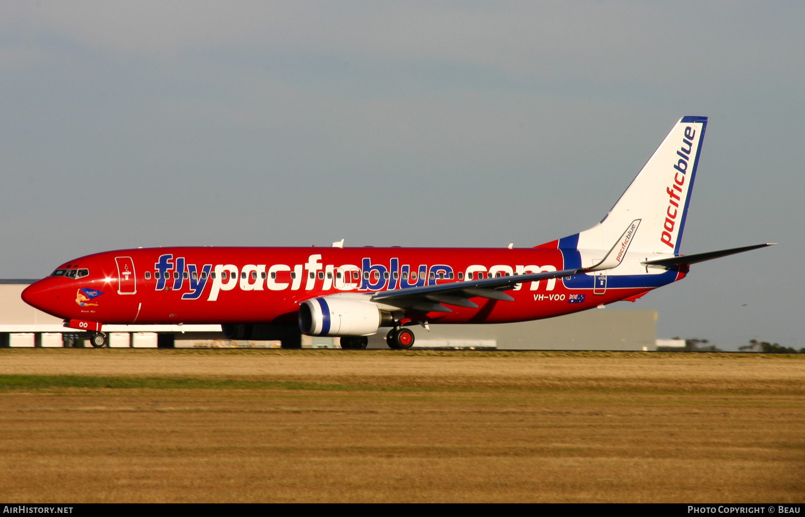 Aircraft Photo of VH-VOO | Boeing 737-8FE | Pacific Blue Airlines | AirHistory.net #360390