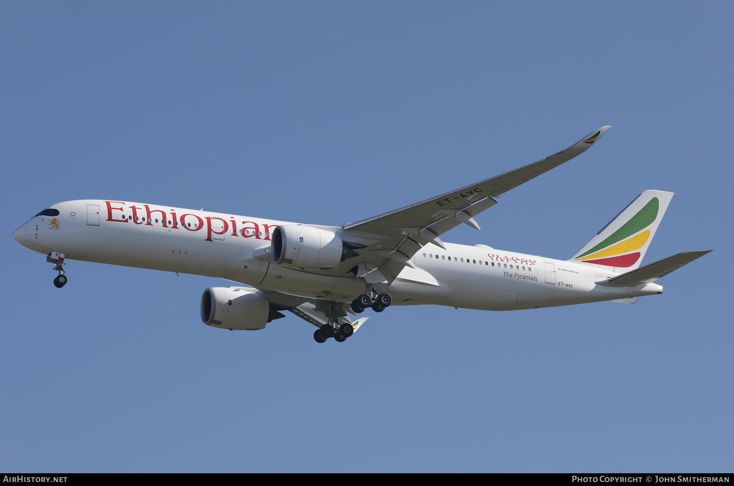 Aircraft Photo of ET-AVC | Airbus A350-941 | Ethiopian Airlines | AirHistory.net #360391