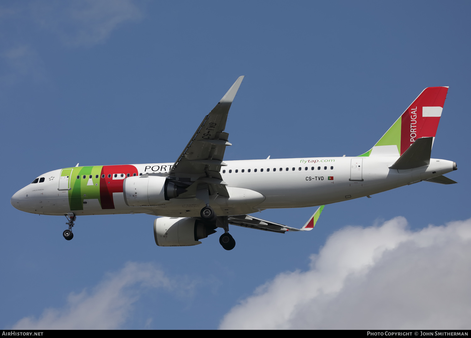 Aircraft Photo of CS-TVD | Airbus A320-251N | TAP Air Portugal | AirHistory.net #360394