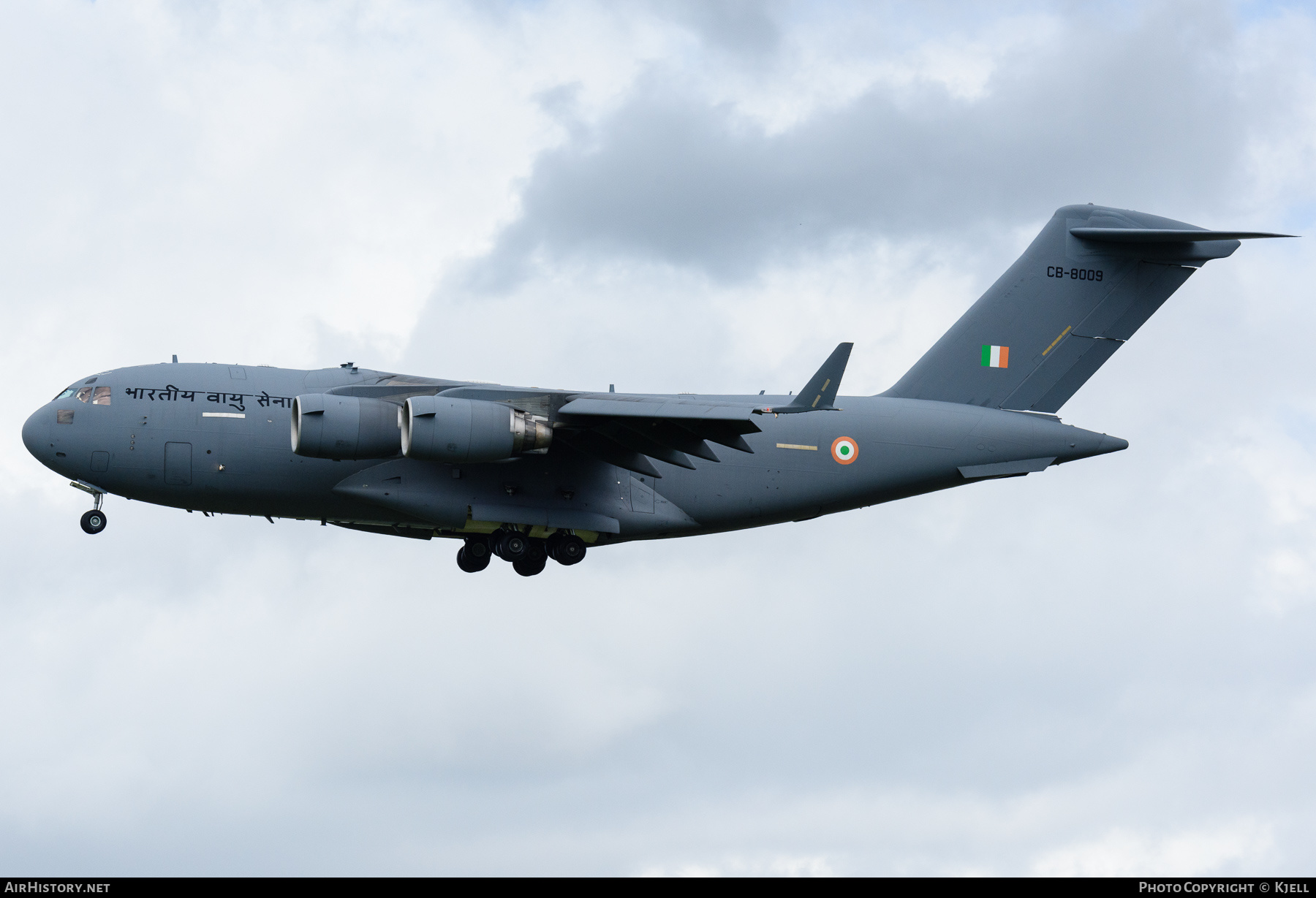 Aircraft Photo of CB-8009 | Boeing C-17A Globemaster III | India - Air Force | AirHistory.net #360417