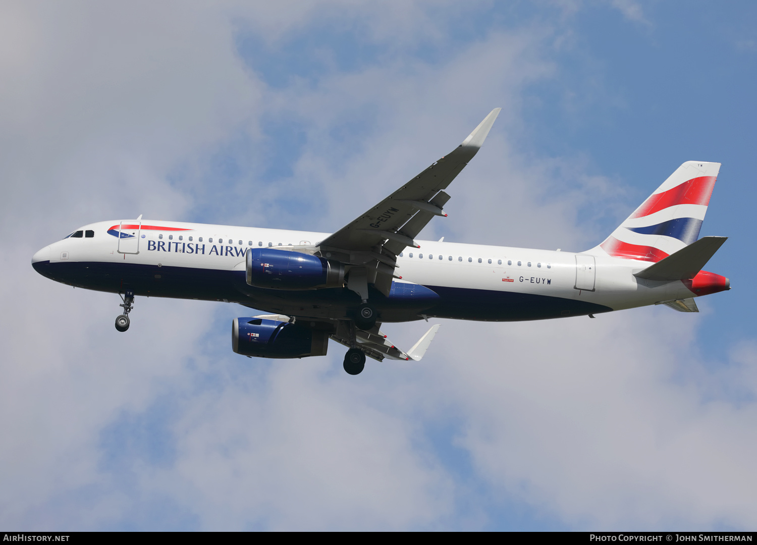 Aircraft Photo of G-EUYW | Airbus A320-232 | British Airways | AirHistory.net #360426