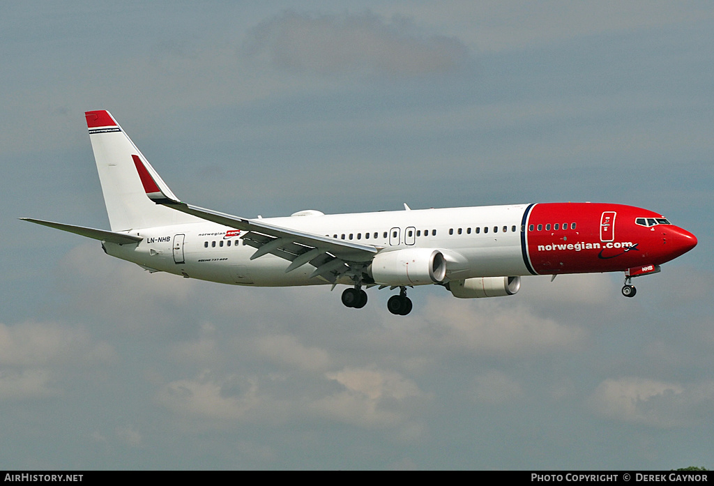 Aircraft Photo of LN-NHB | Boeing 737-8JP | Norwegian | AirHistory.net #360430
