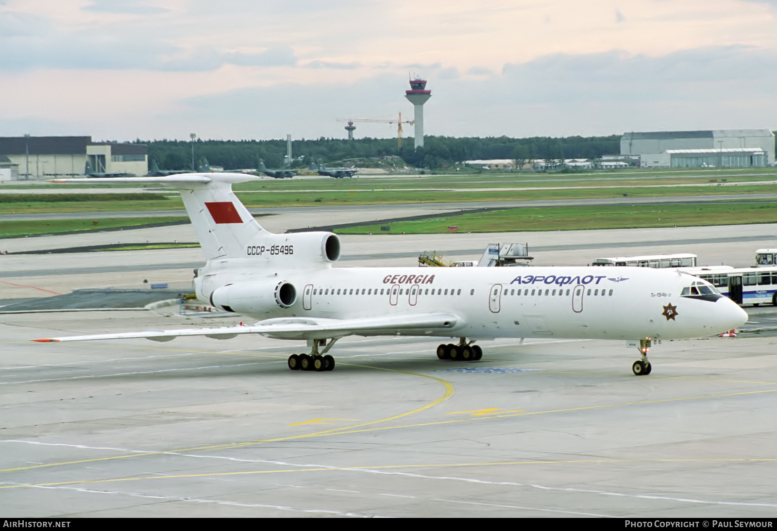 Aircraft Photo of CCCP-85496 | Tupolev Tu-154B-2 | Aeroflot Georgia | AirHistory.net #360434